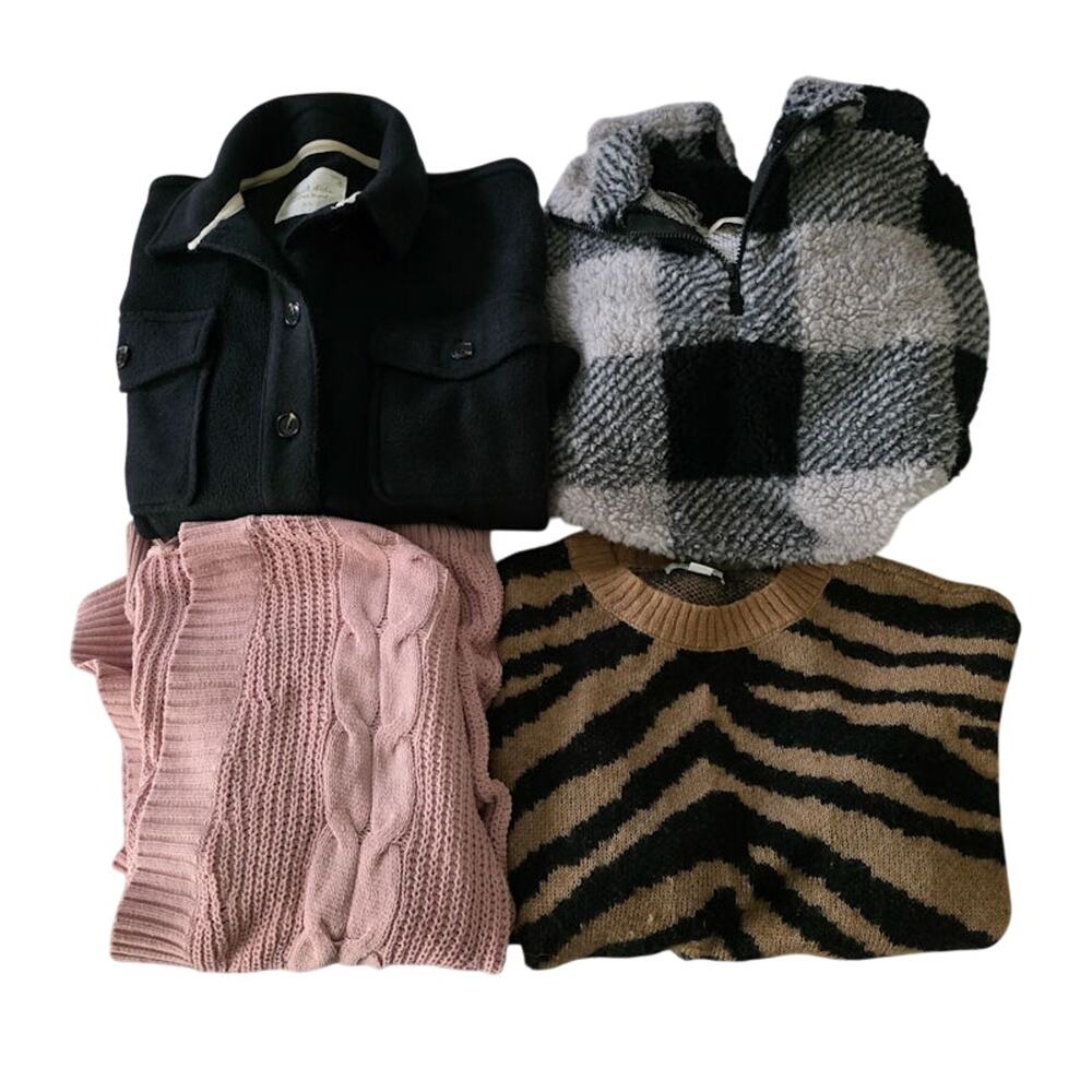 $20 Bundle Lot 4 Winter Wardrobe Tops XS Small American Eagle Altar'd State
